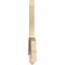 Ekena Millwork Bellingham Rough Sawn Timber Gable Bracket, Douglas Fir, 60"W x 25"H x 2"D x 6"F, 10/12 Pitch GBW060X25X0206BEL00RDF - alternate 3